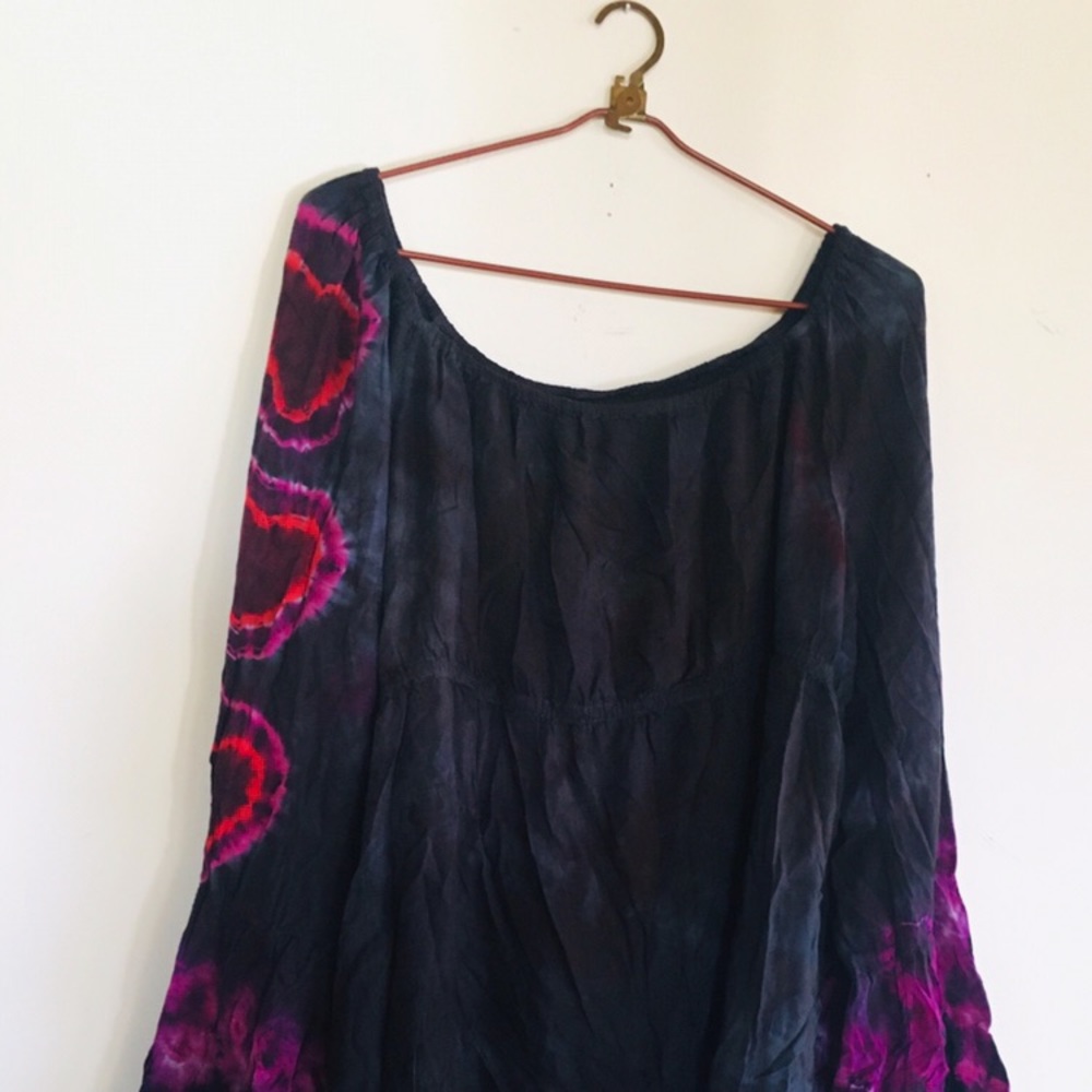 Bohemian off the shoulder dress